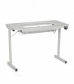 Homespun Sewing Table with Wheels White
