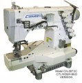 Consew CN897CV 1 Cylinder Bed 2 3 Needle, 4 5 Thread Coverstitch Machine with Assembled Table and Servo Motor