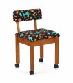 Arrow Oak Black Sewing Chair