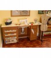 Arrow Norma Jean Oak Sewing Cabinet